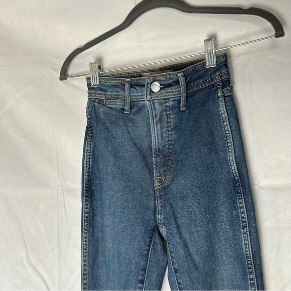 Everlane The Way High Skinny Jeans Organic Cotton Blend High Rise Waist Denim 23 - Picture 4 of 6